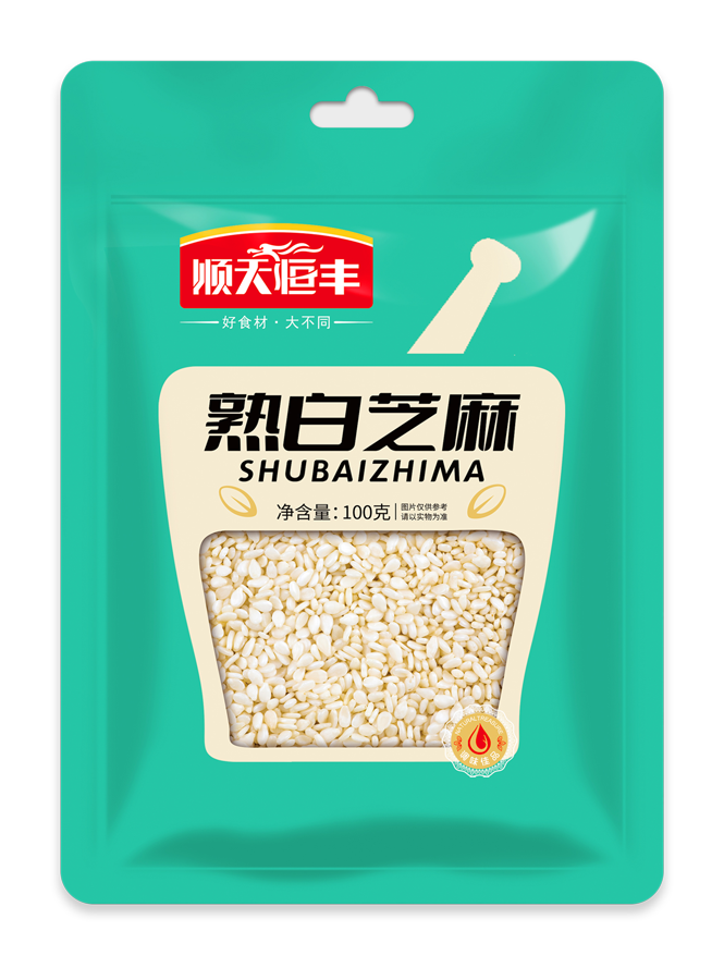 100g白(bái)芝麻